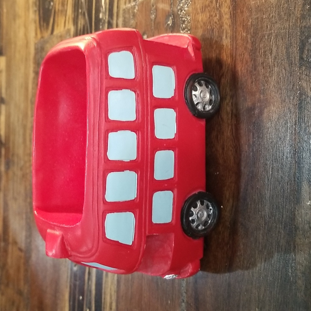 Succulent planter!  English double decker succulent planter.  ADORABLE! - Picture 3 of 12